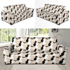 Cat Pattern Print Design 04 Sofa Slipcover