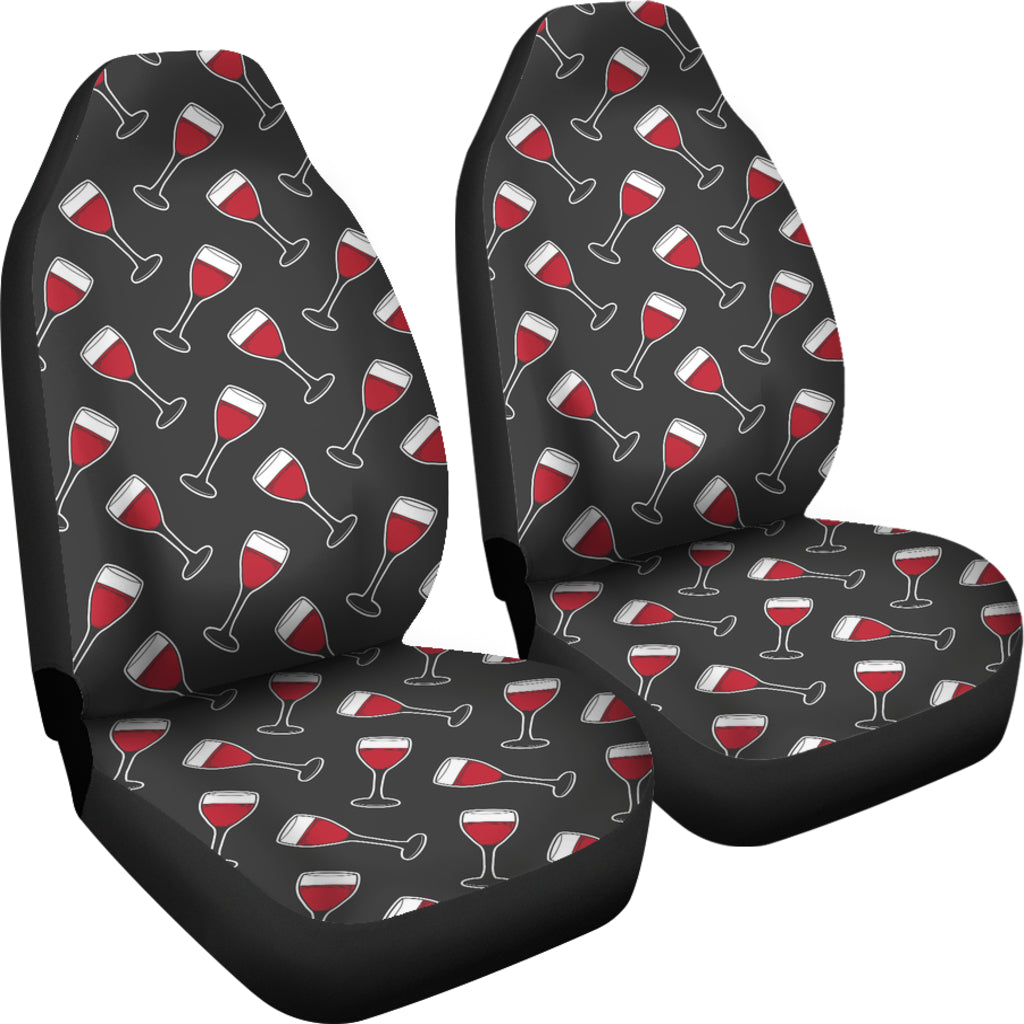 Wine Print Design LKS308 Car Seat Covers