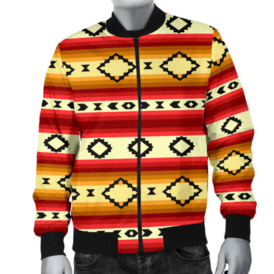 Serape Themed Men Bomber Jacket