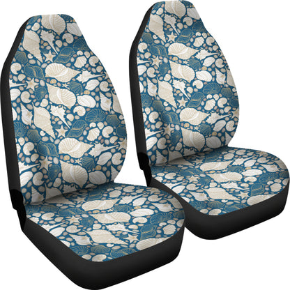 Seashell Print Design LKS308 Car Seat Covers