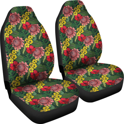 Summer Floral Print Design LKS305 Car Seat Covers