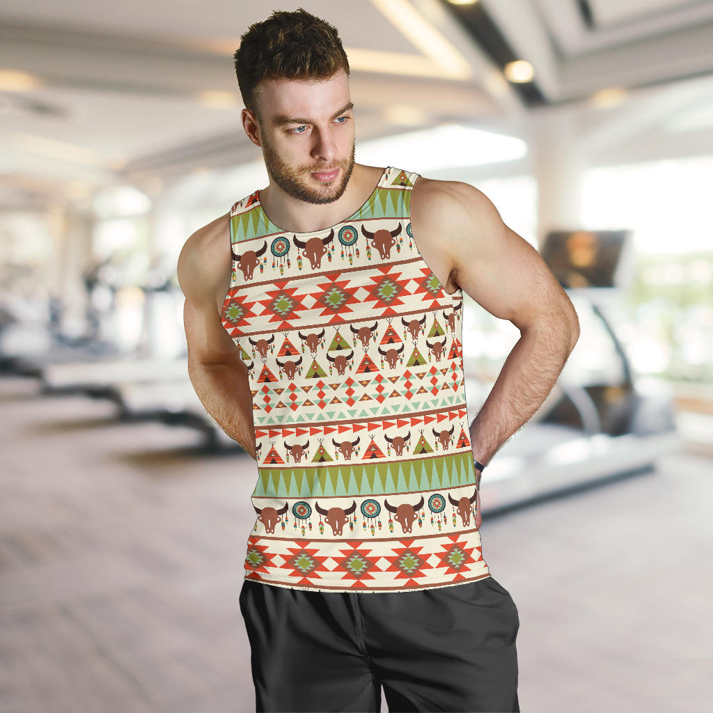American indian Ethnic Pattern Men Tank Top