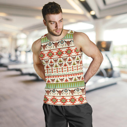 American indian Ethnic Pattern Men Tank Top