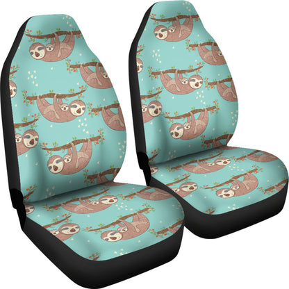 Sloth Print Design LKS302 Car Seat Covers