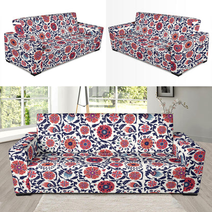 Suzani Print Design LKS304 Sofa Slipcover