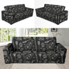 Lacrosse Pattern Print Design 01 Sofa Slipcover