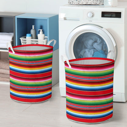 Serape Pattern Laundry Basket
