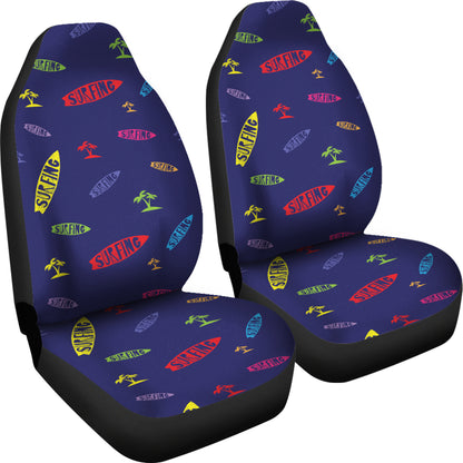 Surfboard Print Design LKS305 Car Seat Covers