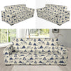 Campfire Pattern Print Design 01 Sofa Slipcover