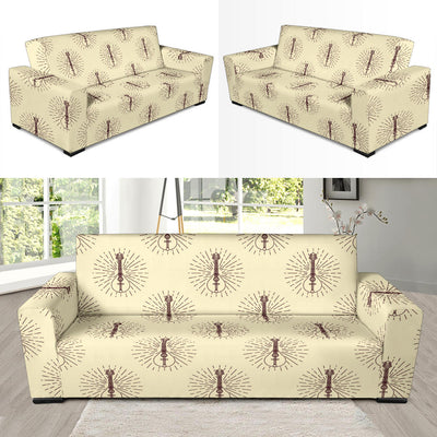 Mandolin Pattern Print Design 02 Sofa Slipcover