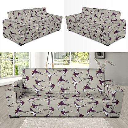 Swallow Bird Pattern Print Design 03 Sofa Slipcover