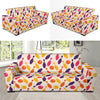 Bowling Pattern Print Design 06 Sofa Slipcover