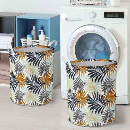 Colorful Tropical Palm Leaves Laundry Basket