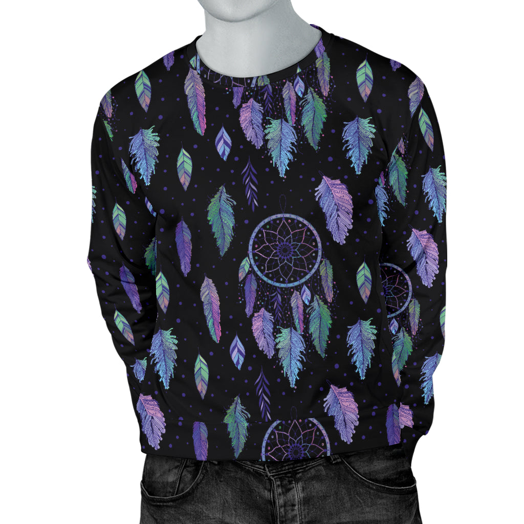 Dream Catcher Tribal Design Men Long Sleeve Sweatshirt