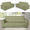 Cross Pattern Print Design 01 Sofa Slipcover