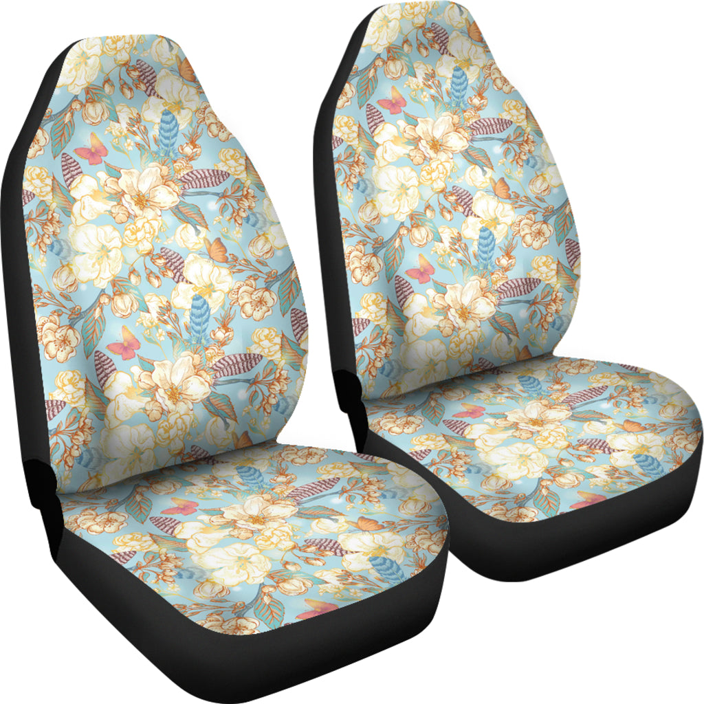 Summer Floral Print Design LKS302 Car Seat Covers