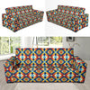 Aztec Pattern Print Design 01 Sofa Slipcover