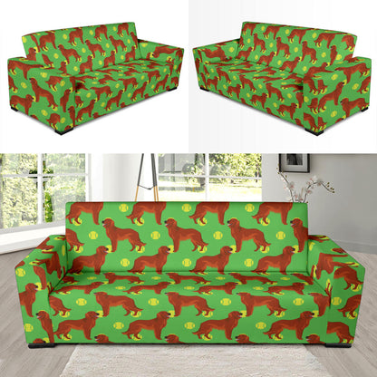 Setters Irish Print Design LKS302 Sofa Slipcover