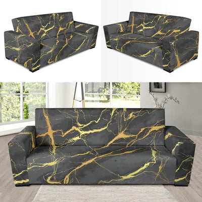 Marble Pattern Print Design 02 Sofa Slipcover