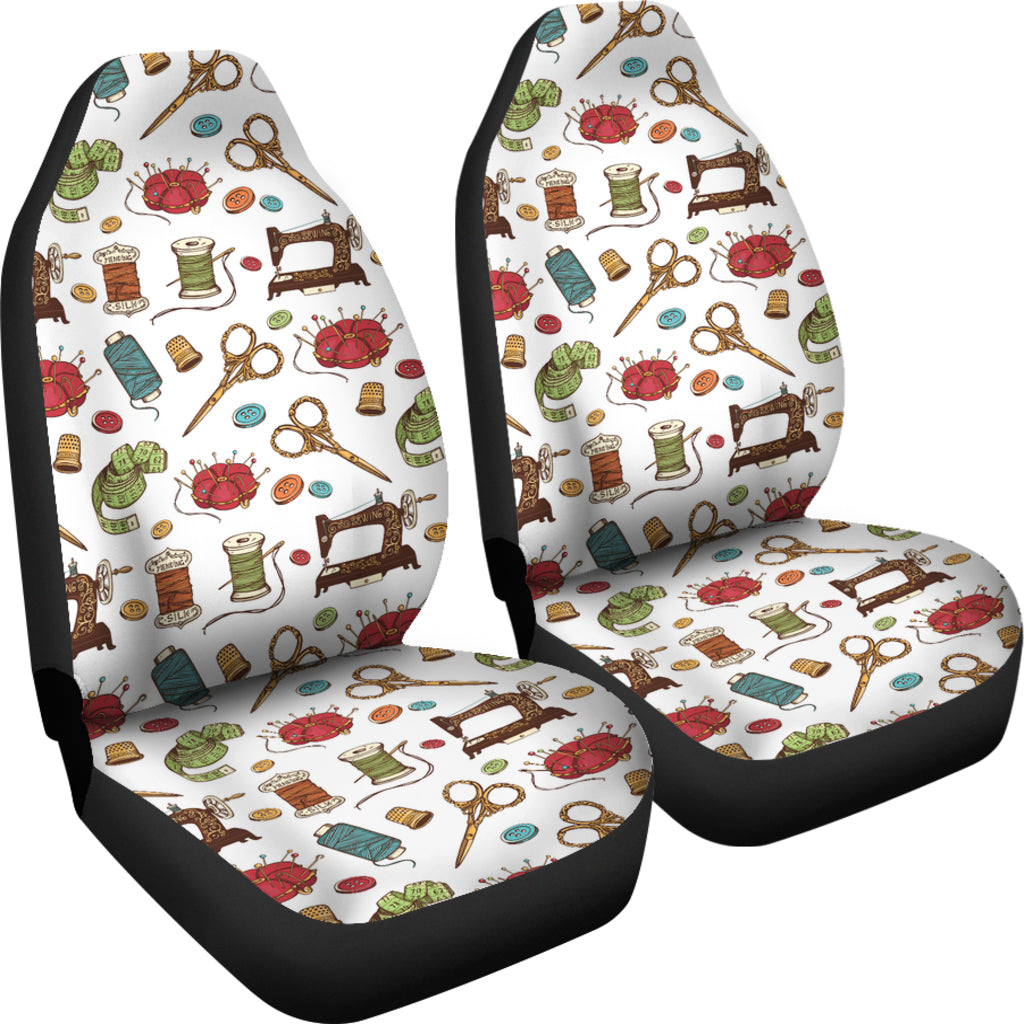 Sewing Equipment Print Design LKS304 Car Seat Covers