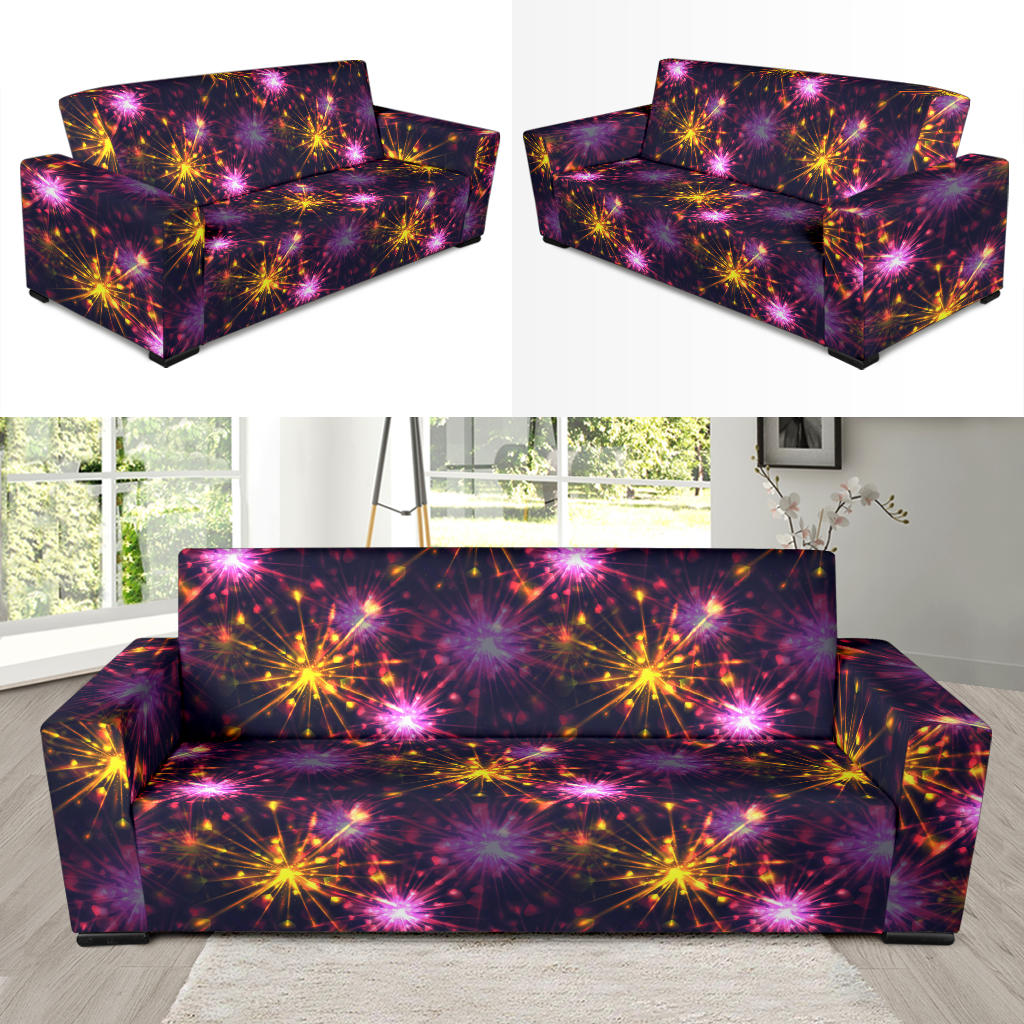 Firework Print Design LKS303 Sofa Slipcover