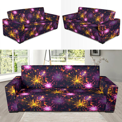 Firework Print Design LKS303 Sofa Slipcover