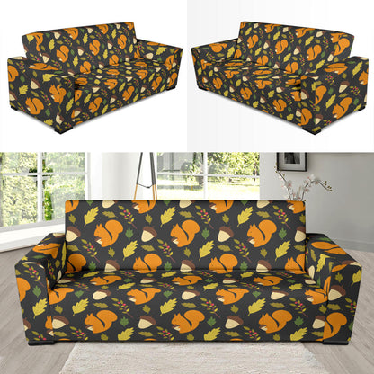 Squirrel Print Design LKS301 Sofa Slipcover