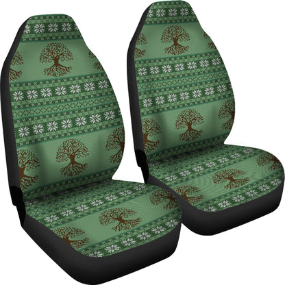 Tree Of Life Knit Style Print Design LKS301 Car Seat Covers