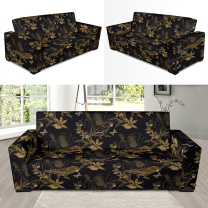 Parakeet Pattern Print Design A05 Sofa Slipcover