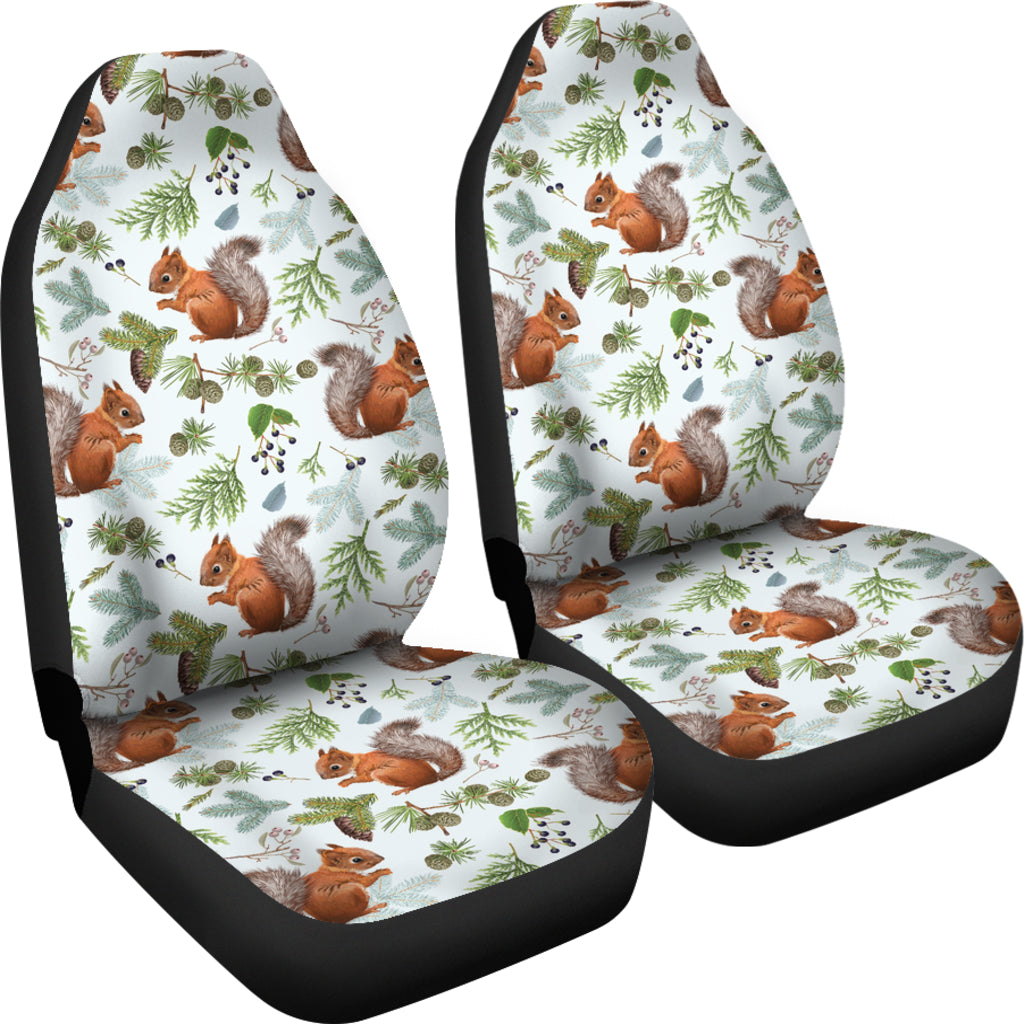 Squirrel Print Design LKS308 Car Seat Covers