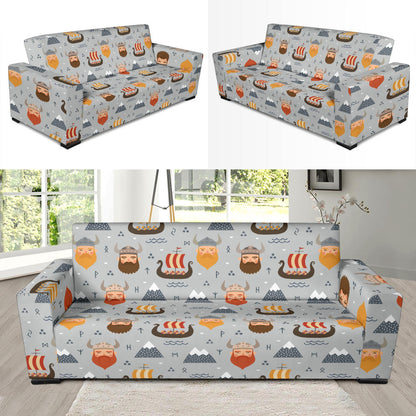 Vikings Print Design LKS307 Sofa Slipcover
