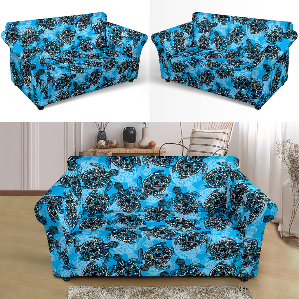 Tribal Pattern Print Design LKS307 Loveseat Couch Slipcover