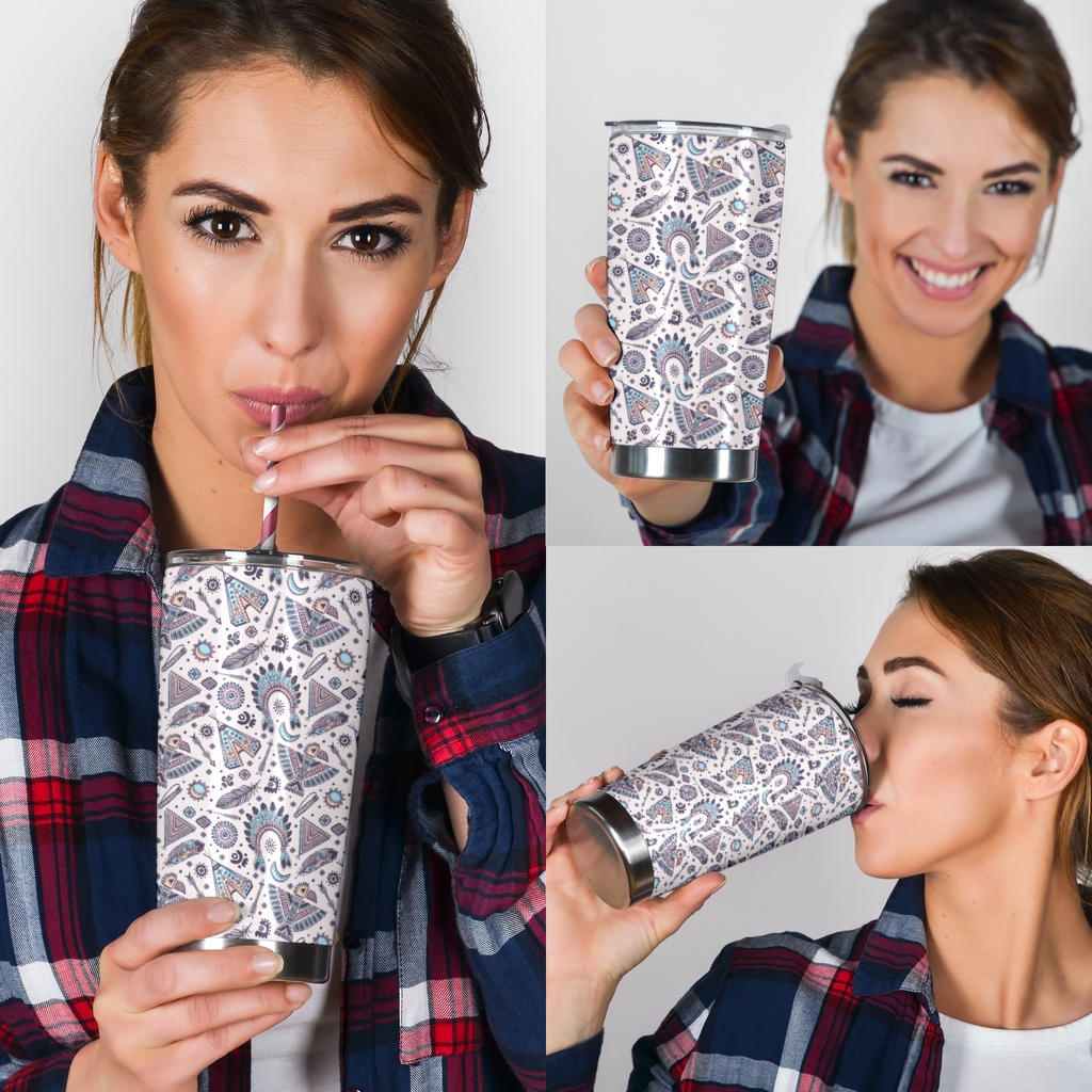 Eagles Native American Indian Symbol Tumbler