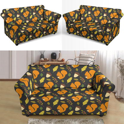 Squirrel Print Design LKS301 Loveseat Couch Slipcover