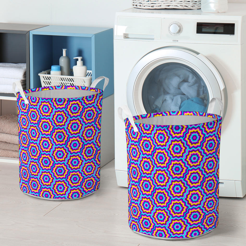 Optical illusion Techno Movement Laundry Basket