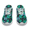 Peace Sign Themed Design Print Athletic Shoes