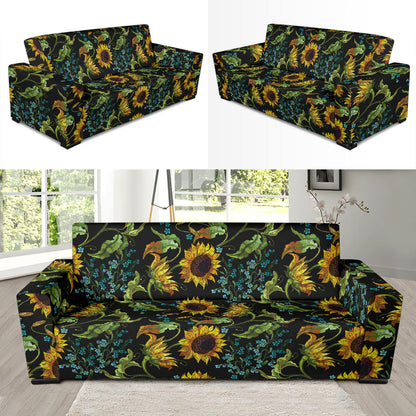 Sunflower Print Design LKS308 Sofa Slipcover
