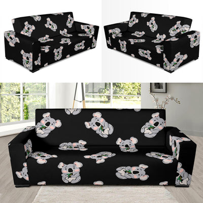 Koala Pattern Print Design 05 Sofa Slipcover