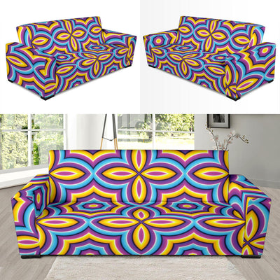 Optical illusion Pattern Print Design A03 Sofa Slipcover