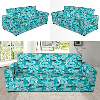 Shark Cute Print Design LKS302 Sofa Slipcover