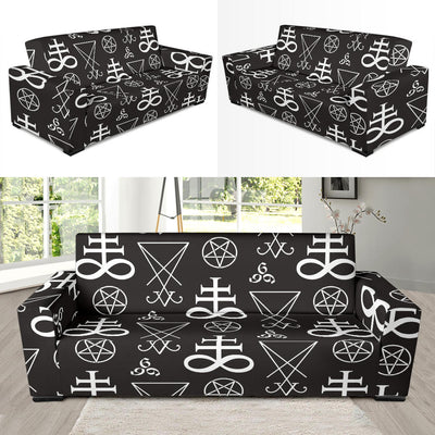 Pentagram Pattern Print Design A04 Sofa Slipcover