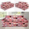 Chihuahua Pattern Print Design 01 Sofa Slipcover