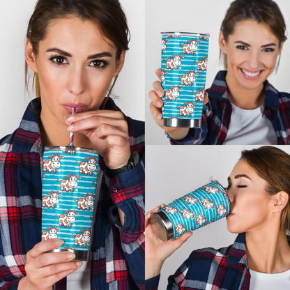 Cow Cute Print Pattern Tumbler