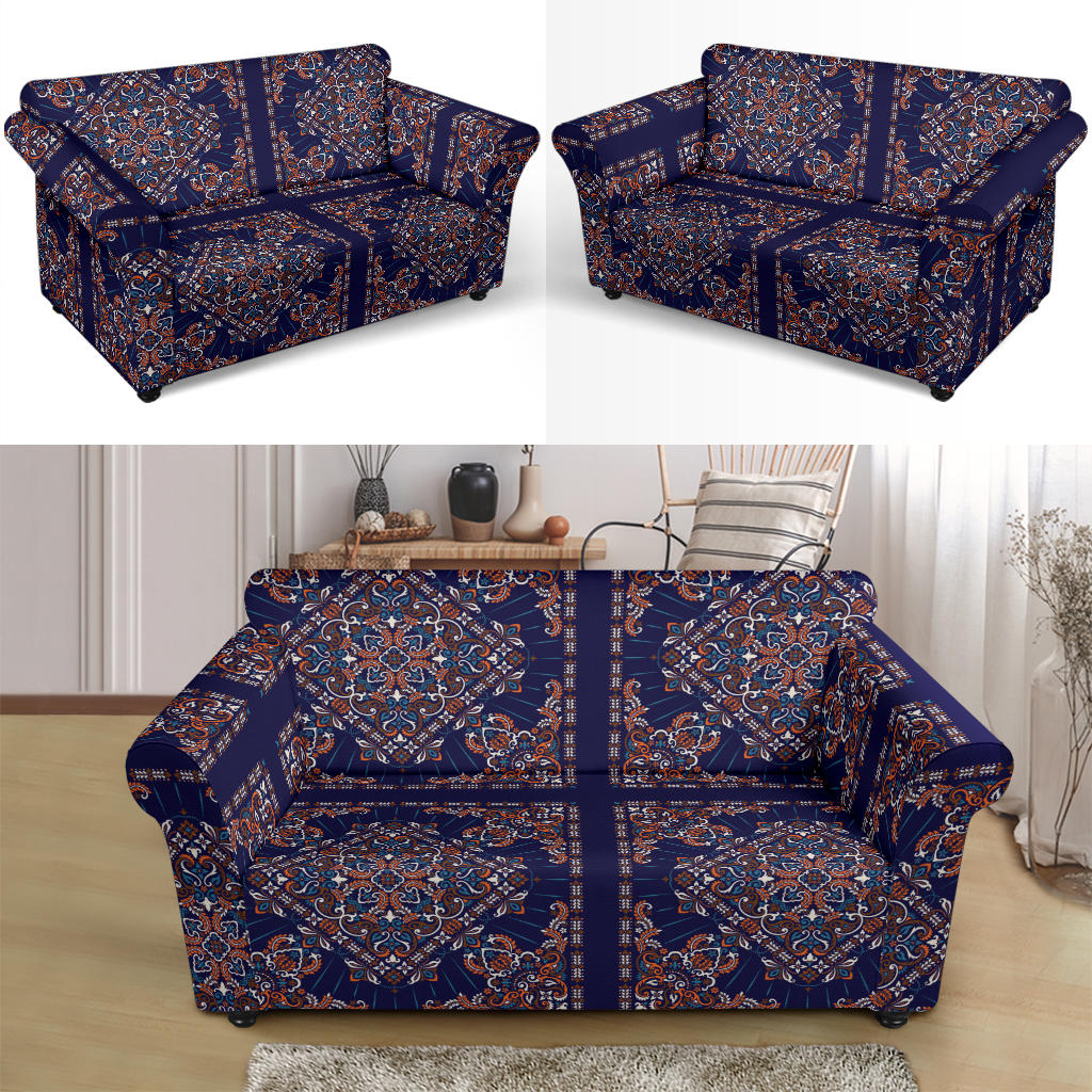 Bandana Print Design LKS3012 Loveseat Couch Slipcover