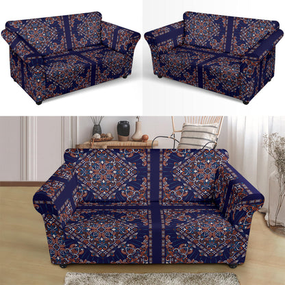 Bandana Print Design LKS3012 Loveseat Couch Slipcover
