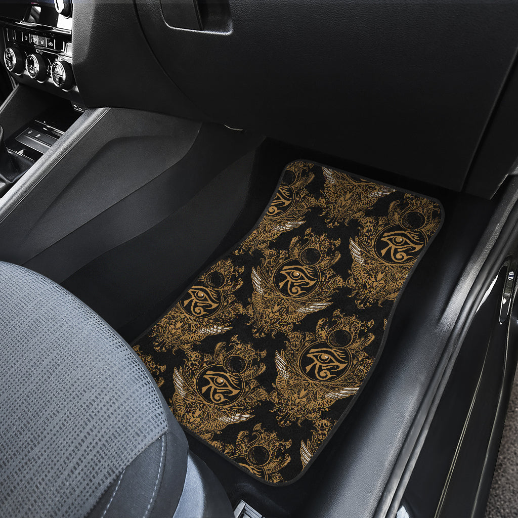 Eye of Horus Mandala Style Car Floor Mats Front Back