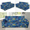 Flying Fish Pattern Print Design 01 Sofa Slipcover