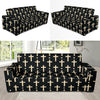 Cross Pattern Print Design 03 Sofa Slipcover