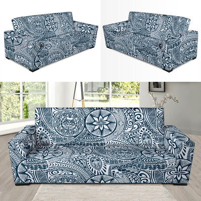 Polynesian Pattern Print Design A03 Sofa Slipcover