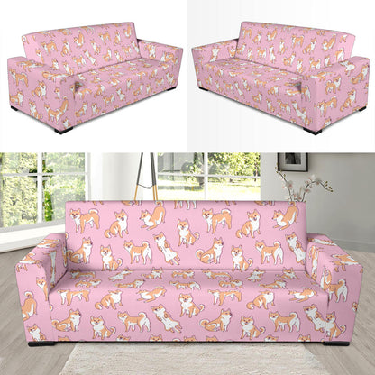 Shiba Inu Print Design LKS303 Sofa Slipcover